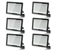 6PCS Foco LED Exterior 300W, 30000LM Super Brillante, 6000K Blanco Frío | Foco Proyector LED, IP66 Impermeable, IluminacióN De Exterior, Floodlight Para Patio Jardín, Garaje, Terraza, Campo,Fábrica