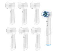 6PCS Fundas para Cabezales, Cepillo de Dientes Eléctrico, Funda Cepillo Dientes, Cubierta Compatible con Oral-B, Protectora A Prueba de Polvo y Gérmenes para Negocios, Viajes, Casa