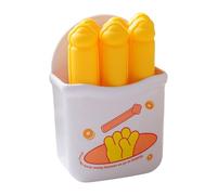6pcs Funny Larga Bandeja Chispas Larga Con Caja Almacenamiento Magnético Forma Rectangular Molde Herramienta Helado Para Casa Rectangular Caja