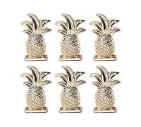 6pcs Golden Pineapple Seat Clip Place Card Holders Table Number Holder Picture Clips