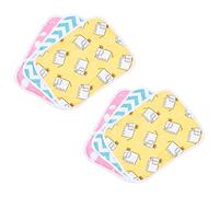 6Pcs Guinea Pig Cage Liner Washable Reusable Hamster Bedding Absorbent Waterproof Anti- Slip Pee Pads Cushion for Small Animal Pets Cage