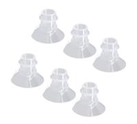 6pcs Insertos de brida Spectra portátil 24mm escudos Bridas Material de silicona líquida para la bomba de leche portátil (17MM)
