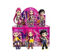 6Pcs K-POP Demon Hunter Dolls Action Figure Toy Rumi Mira Zoey Figurine Doll for Fans Birthday Gift for Kids