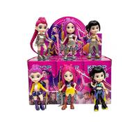 6Pcs K-POP Demon Hunter Dolls Action Figure Toy Rumi Mira Zoey Figurine Doll for Fans Birthday Gift for Kids 25-26