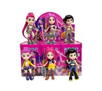 6Pcs K-POP Demon Hunter Dolls Action Figure Toy Rumi Mira Zoey Figurine Doll for Fans Birthday Gift for Kids