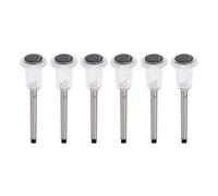 6PCS LED Iluminación Solar del Paisaje Blanco Frío para Iluminar Caminos, Jardines y Patios