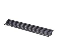 6pcs Length 500mm Pultrusion Carbon Fiber Pipes OD 2mm 2.5mm 3mm 3.5mm 4mm 5mm Carbon Fiber Tube(3x1.5x500mm)