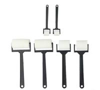 6pcs ligero cepillo de la espuma fijado para la pintura de los niños y proyectos creativos