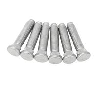 6pcs Los Pernos de la Rueda Trasera de Metal Resistente a Los Scratch para Espárragos de Ruedas Gemelas de Tránsito de 60 Mm YC151118CA MK7 2006-2014