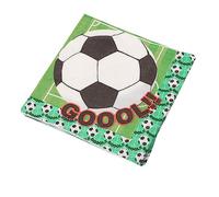6pcs / lot FootballSoccer Theme Candy Box Popcorn Box Suministro para fiesta de cumpleaños Bolsas de palomitas de maíz Kids Favors Package-20pcs servilleta