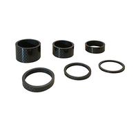 6pcs Luz Peso 3 K de Carbono Auricular espaciadores 1 1/8 "-2 mm, 3 mm, 5 mm, 10 mm, 15 mm, 20 mm