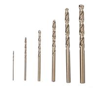 6pcs M35 Cobalto HSS Broca Set 1-6mm Grado Profesional Metal Herramientas de Perforación para Acero Inoxidable Hierro Aluminio