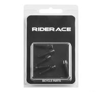 6pcs M5x18mm Manillar de bicicleta Tornillos Elevadores para Bicicleta de montaña Bicicleta de carretera Marco de botella Jaula Palanca de freno Juego de accesorios de fijación (negro)