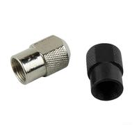6pcs M8x0.75mm Taladro Chuck Tuerca Set Zinc Aleación Collet para Mini Rotary Grinder Estilo Herramientas Negro y Plata Hardware Accesorios Kit