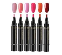 6Pcs Nail Pens For Girls Quick Dry Long Lasting Manicure Beauty Tools
