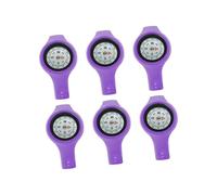 6Pcs Outdoor Student Compasses Watch Multifunctional Camping Navigation Watch Adjustable Strap Wearable Enduring Shockproof Outdoor