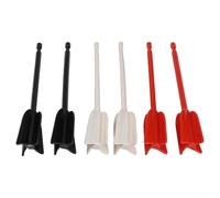 6PCS Paleta Mezclador Accesorio para Epoxi - Varilla de mezcla de pintura Broca Batidor para Pigmento de esmalte de cerámica 16,5 cm