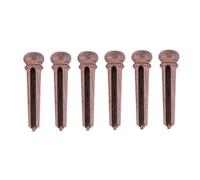 6pcs Pasadores de Puente de Guitarra de Palisandro Pasadores de Cuerda de Puente de Guitarra de Madera Piezas de Repuesto Accesorios de Guitarra Muy Adecuado para Guitarras Acústicas