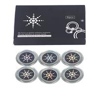 6pcs pegatinas de protección contra las radiaciones, EMF y parches de ion negativo de escudo térmico para dispositivos electrónicos portátiles de teléfono portátil