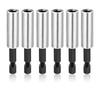 6Pcs Portapuntas magnético, Portapuntas de Taladro Eléctrico 1/4 Pulgadas Puntas Atornillador Imantadas para Mayoría de Taladros Eléctricos