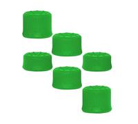 6PCS Pulgar Grips Juego de Tapas para PS5 Pro/PS5 slim/PS5 Gamepad Thumbstick Joystick Grip Caps Tapas para Stick Analógico (Verde)