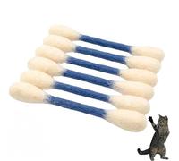 6pcs Q Tip Cat Toy,Cotton Swabs Cat Toys With Catnip,Giant QtipCat-Toy,Interactive Cat-Chew Toy,Cats Lovers Gift Sturdy Teething Chew,Interactive CatKickerToy For Indoor, Care For Anxiety Relief(F)