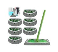 6pcs Reusable Microfiber Mop Pads for Swiffer Sweeper Mop, Dry Sweeping Cloths & Wet Mopping Cloths for Mopping Floors