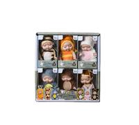 6PCS/Set Cute Soft Baby Dolls with Clothes Set Realistic Look Real Gift for Girls