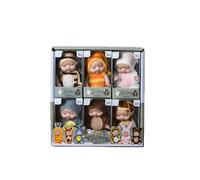 6PCS/SetCute Soft Baby Doll Baby Dolls with Clothes Set Realistic Doll Look Real Gift for Girl