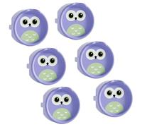 6Pcs Shockproof Silicone Power Outlet Covers Baby Proof Socket Protector European Standard Protections Caps Shockproof Socket Protector Silicone