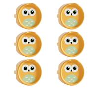 6Pcs Shockproof Silicone Power Outlet Covers Baby Proof Socket Protector European Standard Protections Caps Shockproof Socket Protector Silicone