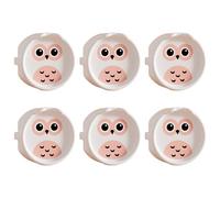 6Pcs Shockproof Silicone Power Outlet Covers Baby Proof Socket Protector European Standard Protections Caps Shockproof Socket Protector Silicone