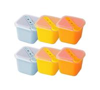 6Pcs Silicone Ice Cube Molds with Lids for Cocktails & Drinks