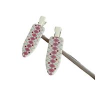 6pcs Simple Sakura Pink Seamless Hair Clip Women Acetate Sheet No Bend Bangs Duckbill Hairpins Styling Tool(Color 9)