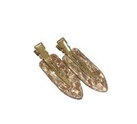 6pcs Simple Sakura Pink Seamless Hair Clip Women Acetate Sheet No Bend Bangs Duckbill Hairpins Styling Tool(Color 2)