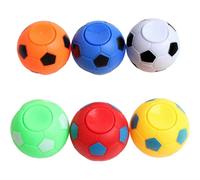 6pcs Soccer Ball Fidget Spinners, Football Spinner Fingertips Toy, Hand Fidget Spinner Soccer Balls, Stress Relief Football Toys Gift for Kids Adult