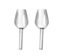 6PCS Stainless Steel Multi-Functional Grain Scoop Ice Cube Shovel Rice Candy Flour Beans Food 19x6.5cm para Cocina