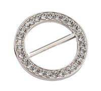 6pcs Summer Clothes Corner Knotted Scarf Buckle Dual-purpose Buckles Clothing Accessories Versatile Scarf Buckle para Mujeres Niñas Accesorios Decorativos(Silver)