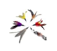 6pcs Tease The Cat Stick Replace Head Interactive Cat Toys Swing Cat Toys Teaser