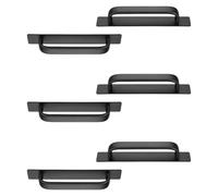 6PCS Tiradores De Armario A Prueba Herrumbre Tiras Diseño Herrajes Para Muebles 147 Mm Longitud Para Puertas Corredizas Vidrio Cajones Cocina Fácil Instalación Manijas