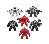 6Pcs Venom Legends Series Action Figure Building Block Set Collectible Figures Venom Statue Toy Action Figures Toy Decoration Ornaments