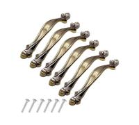 6pcs Vintage Cabinet Handles, Furniture Door Handles, Antique Kitchen Cabinet Handles, 96mm Center Hole, Green Bronze/YY