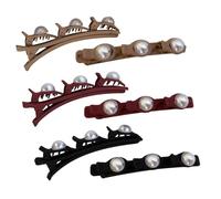 6pcs Women Hairpins, Duckbill Hair Clips Set, Stylish Hair Clips, Girls Hairpin Collection, Sturdy Styling Hair Clips, Trendy Hair Clip Set, Comfortable Duckbill Clips, Hairpin Accessories for Women