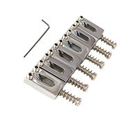 6pcs Zinc Aleación Puente Sillín Reemplazo 6 Cuerdas E Guitarra Sillines Guitarra Sillines Tremolo Bridge Sillines