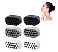 6Piezas Ejercitador de Mandibula,Masticador Mandibula Jaw Trainer, mandíbula para fortalecer y apretar la Línea de la mandíbula y el cuello,de mandíbula para Mejorar la línea de la mandíbula