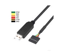 6Pin TTL-232R-3V3 FT232 USB 2.0 to TTL 5V 3.3V Download Debug Cable Adapter Module for