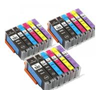 6pk Tinta Compatible con ASW para PGI 580 CLI 581 Los Cartuchos Funcionan con TS8150 TS8151 TS8152 TS9150 TS9155 Las impresoras Incluyen PGBK BK C M Y PBK XL Tames(3set 18PK)