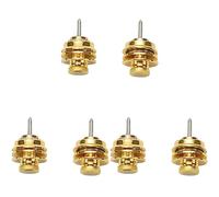 6Pzs Cerradura de Correa de Guitarra Antideslizante Hebilla de Cinturones de Guitarra Hilo de Boton para Acustica Electrica Bajo Piezas de Correa de Guitarra Accesorios-