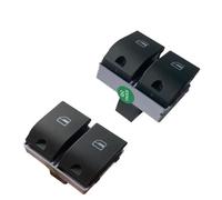6Q0959858 Botón De Control De La Ventana Eléctrica Delantera Compatible Con VW Para Polo 4 9N 2001-2012 Elevalunas automóvil(1 Pair-2PCS)