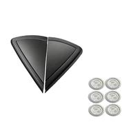6R0853273A 6R0853274A Cubierta Exterior Triangular Embellecedor De Espejo Retrovisor Para VW Para Polo 5 6R Hatchback GTI 2011 2012-2018 CYPMDW(BLACK 1 Pair)
